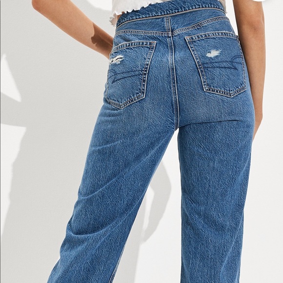 NWT AE Baggy Mom Jean - Picture 2 of 9